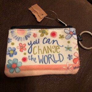 Shannon Road ID change purse, keychain wristlet, NWT!